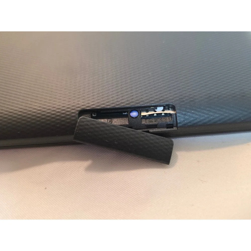 ZTE Trek 2 HD K88 8 inch Tablet AT&T 16GB Black with Green Bumper Case